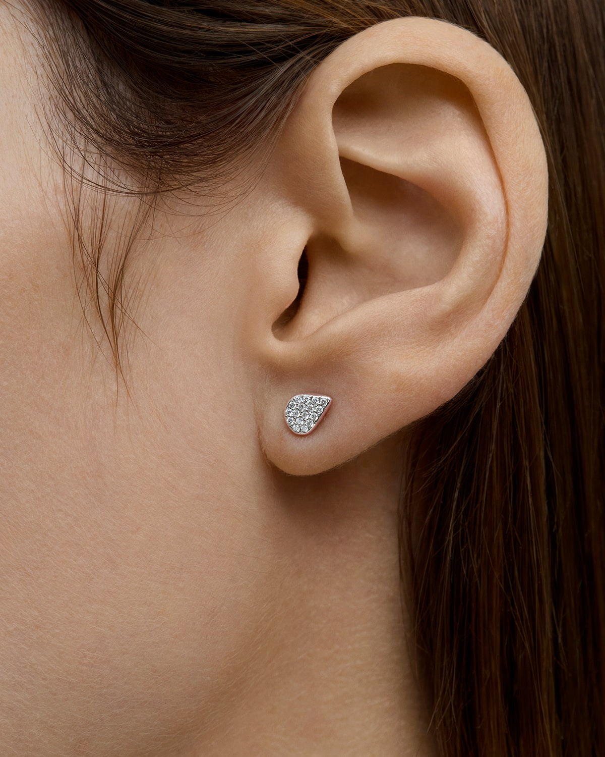 Dream Diamond Studs in White Gold