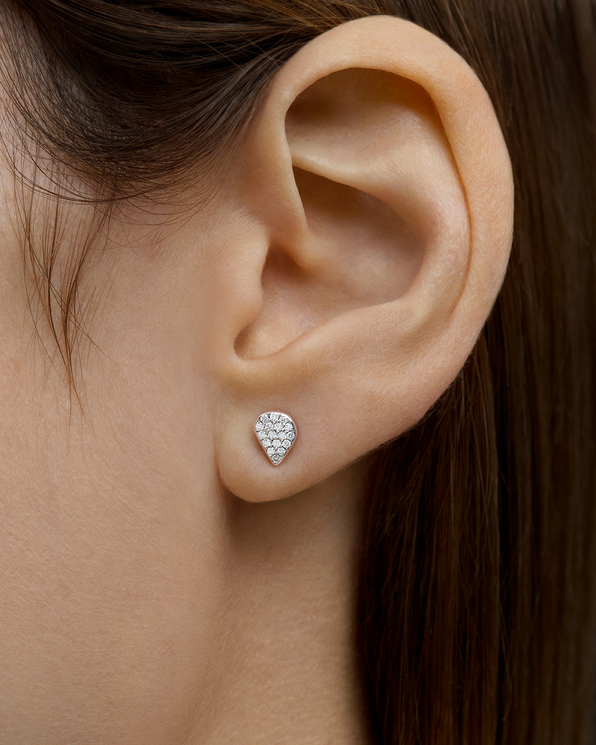 Dream Diamond Studs in White Gold