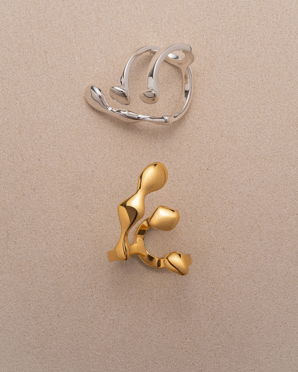 Flux Ring in Gold Vermeil