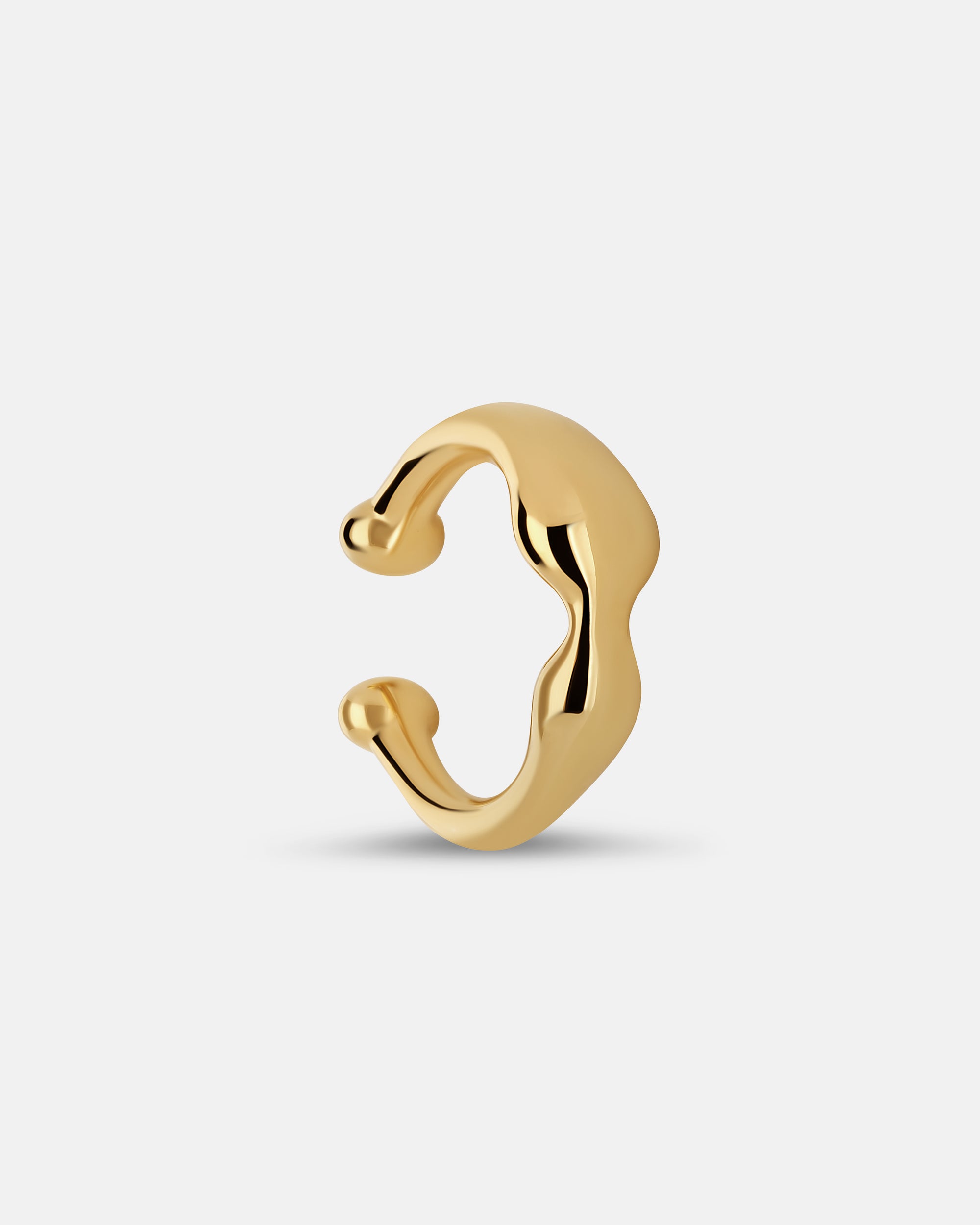 Hope Ear Cuff In Gold Vermeil