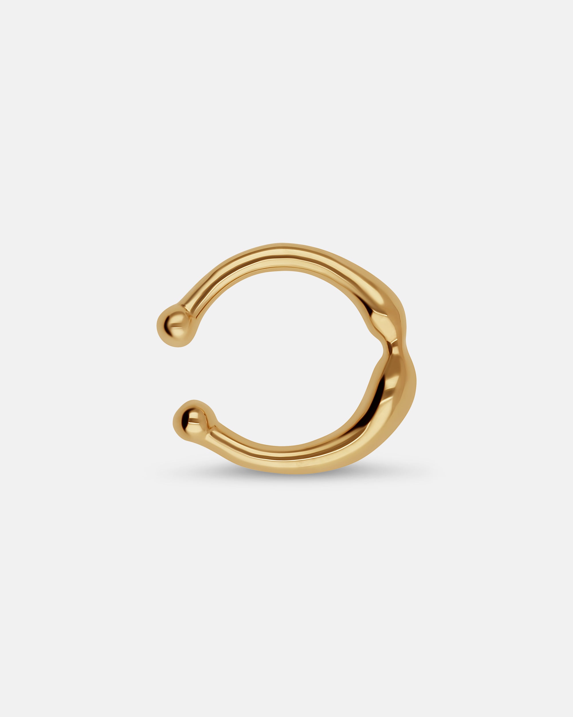 Hope Ear Cuff In Gold Vermeil