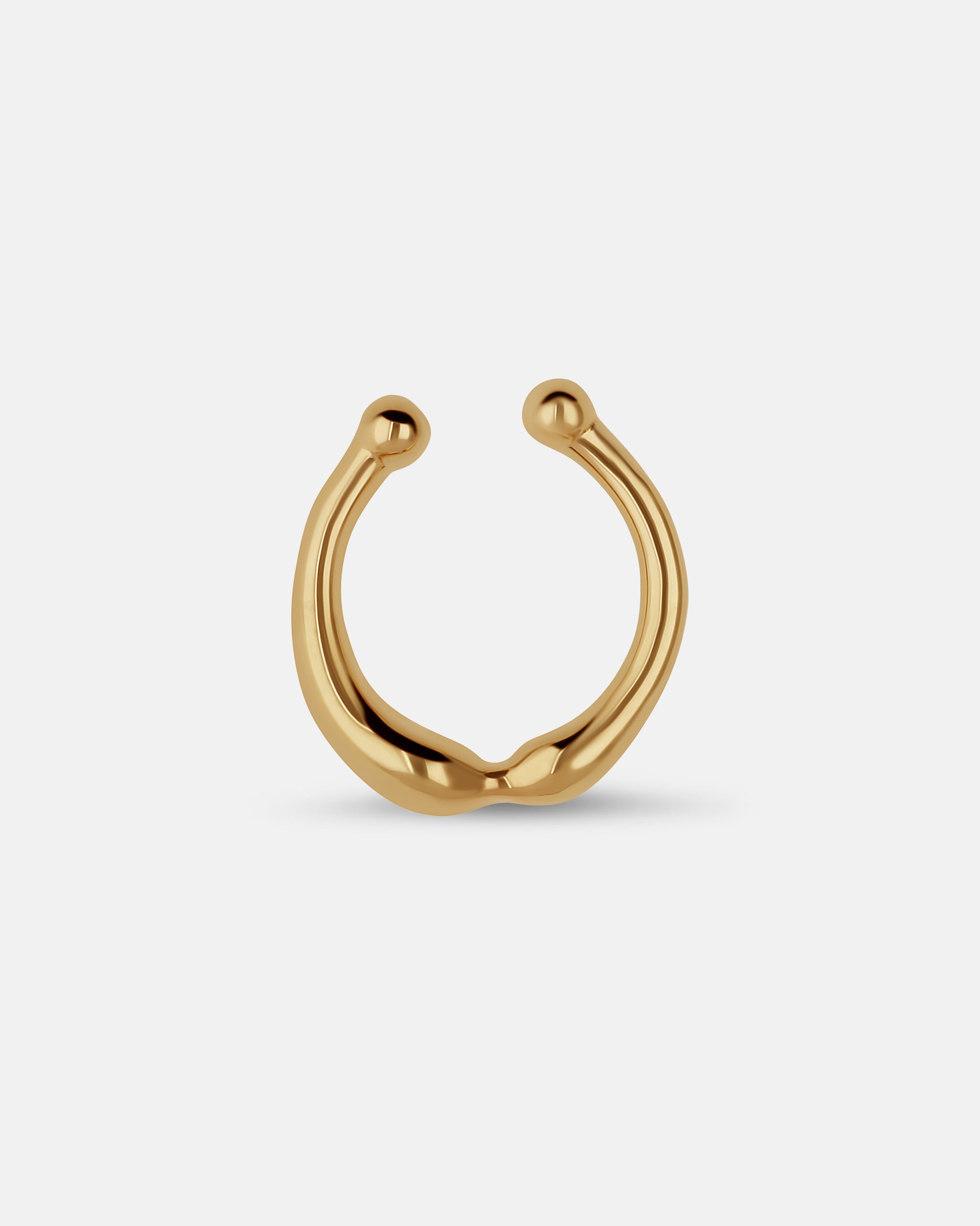 Hope Ear Cuff In Gold Vermeil