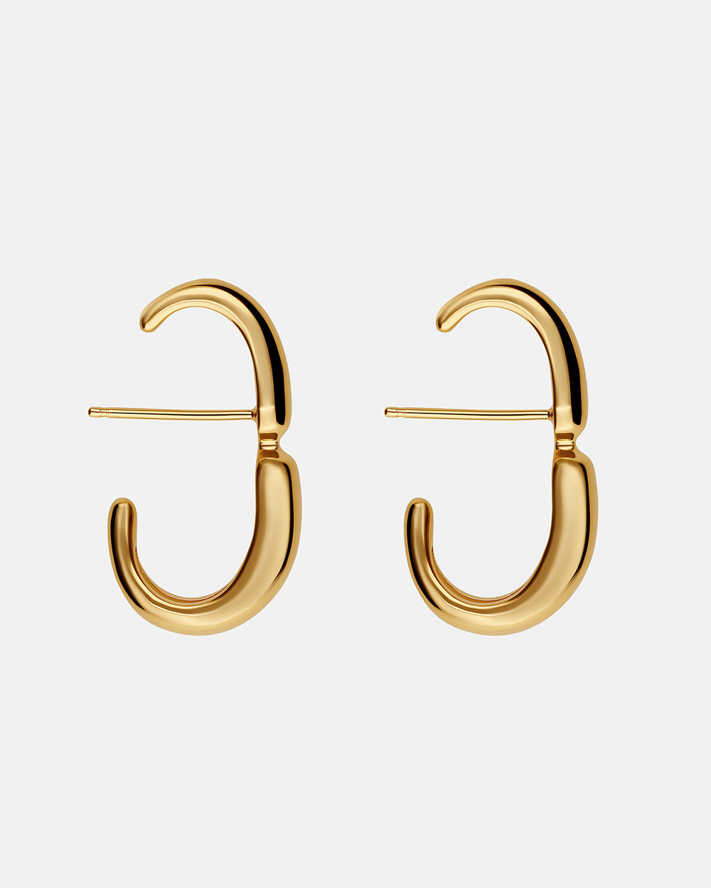 Pendientes Hope Huggie en vermeil