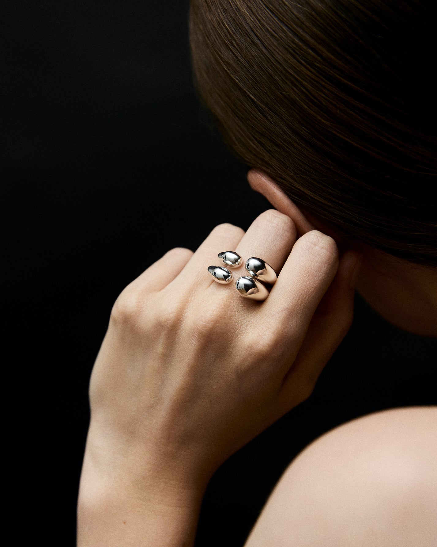 Hope Open Rings Silver Set