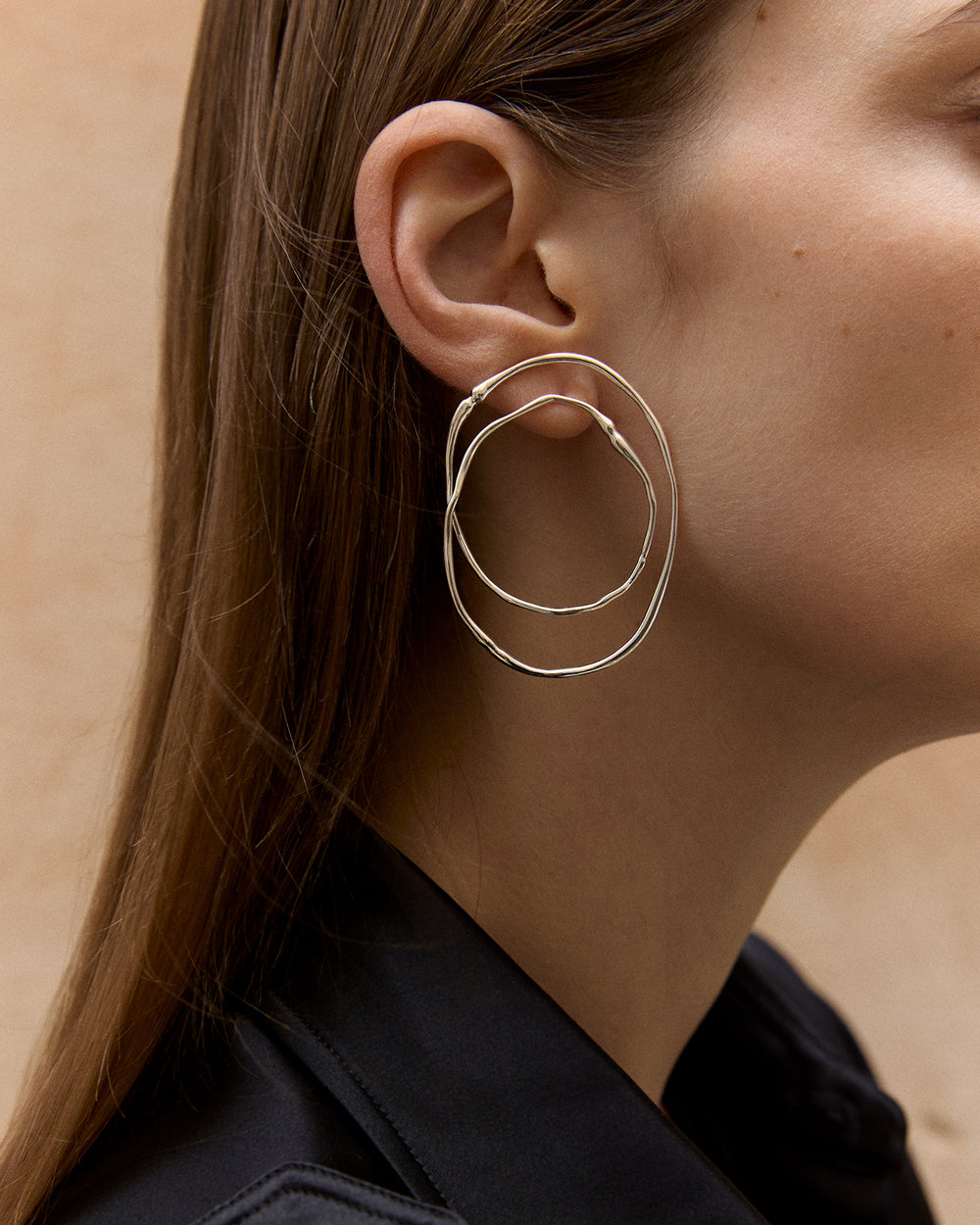 Hope Small Double Hoop Earrings