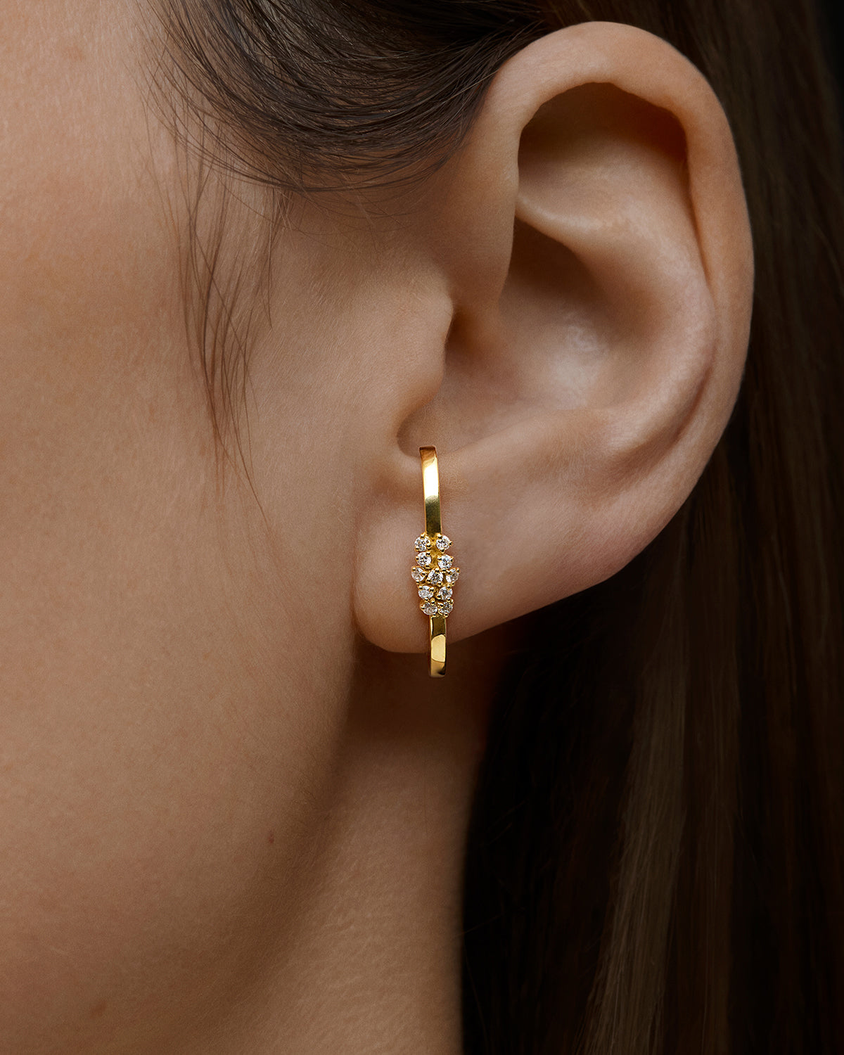 Lyra Huggie Earrings