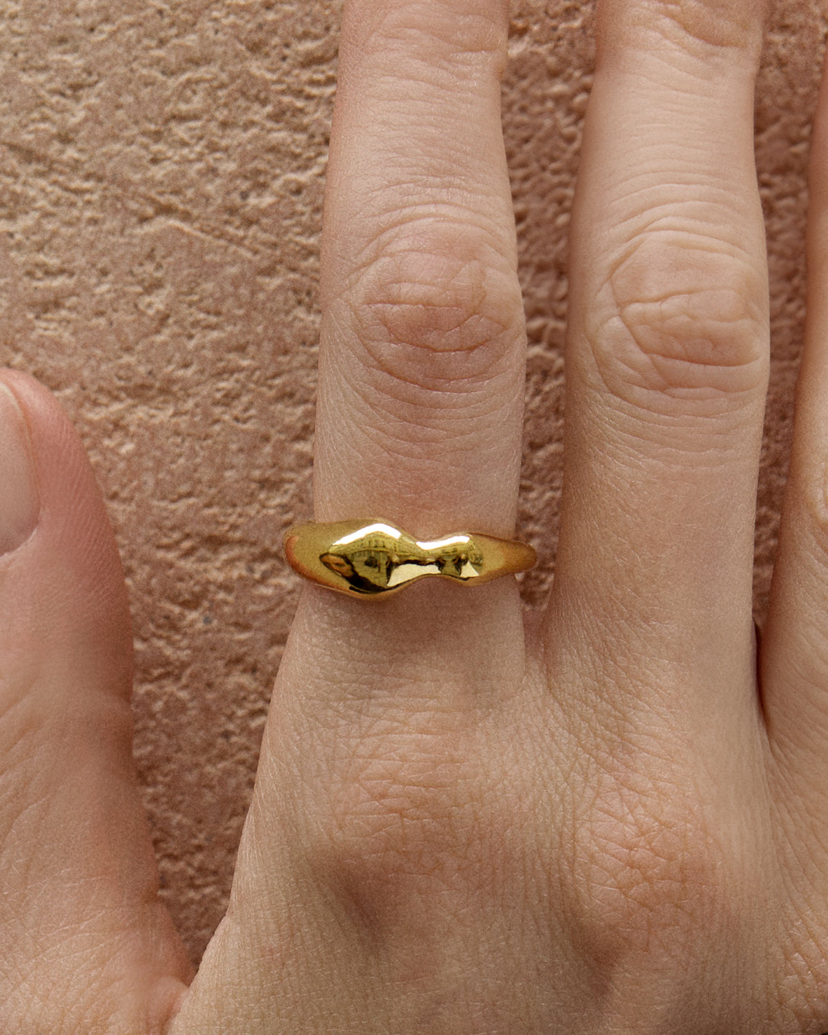 Le Bisou Ring In Gold Vermeil