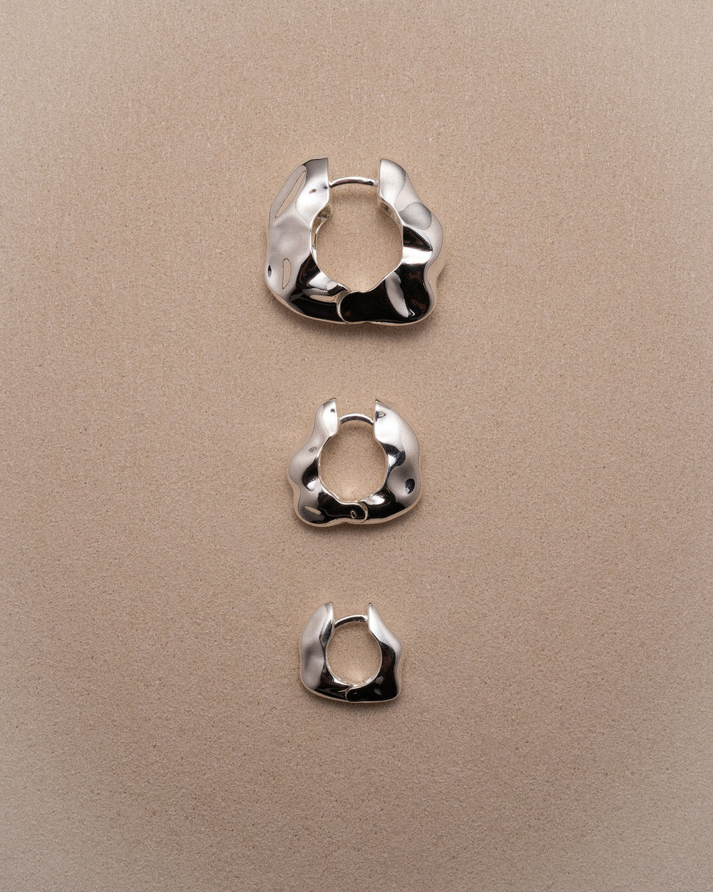 Lunar Large Hinged Earrings