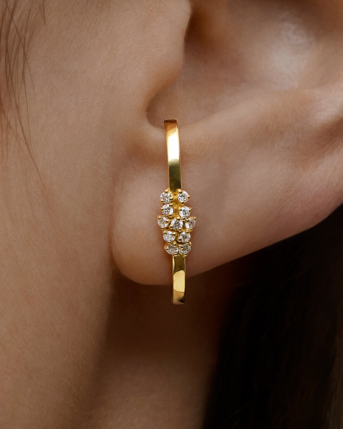 Lyra Huggie Earrings