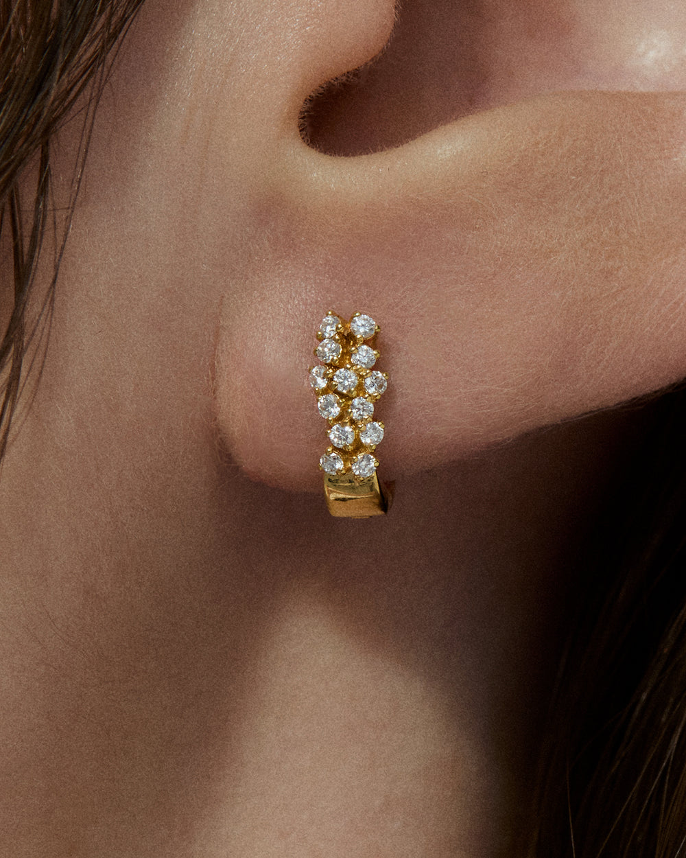 Quiet Intensity Huggie Earrings