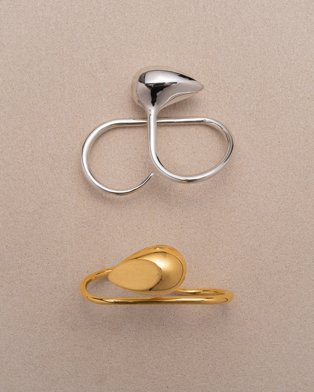 Sense Ring In Gold Vermeil