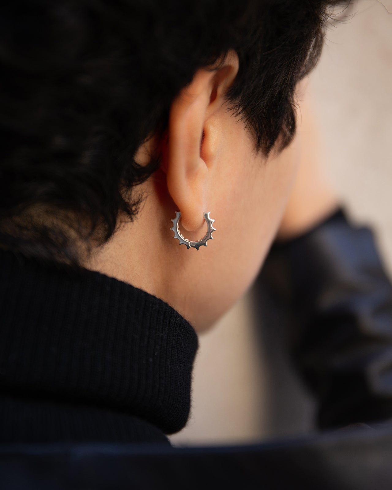 Petites créoles Column avec charnière