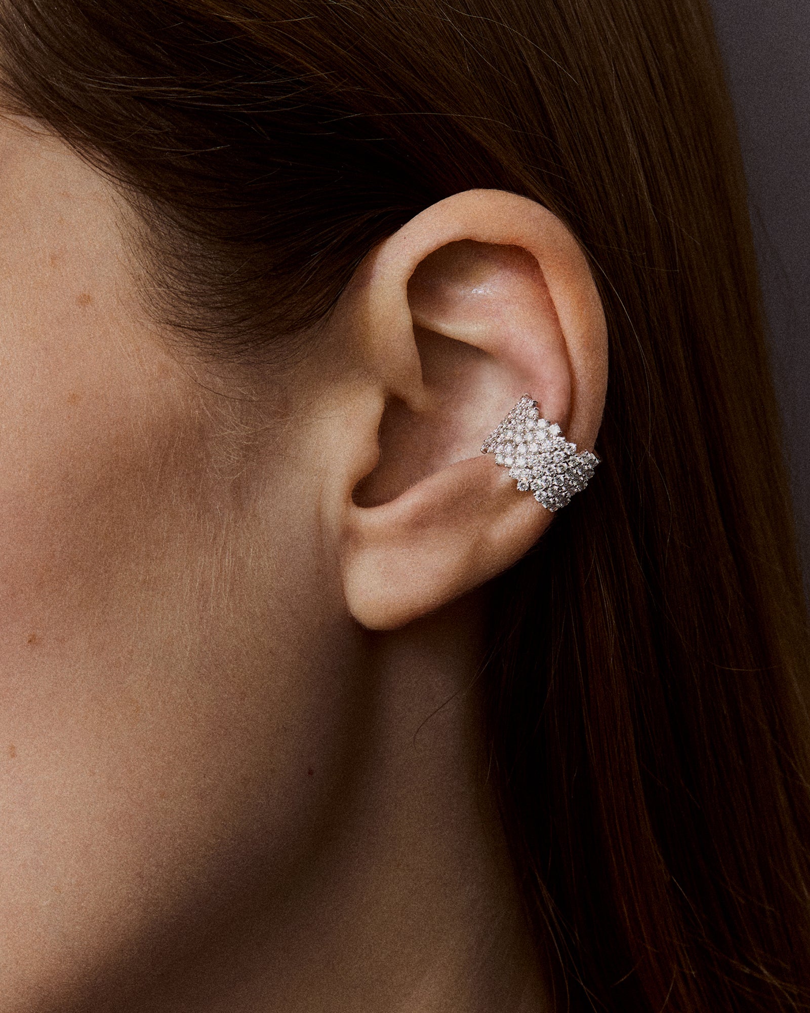 【HYERES LOR】Noailles antique pearl in-ear ear cuffs_full ☆HYERES LOR☆Noailles antique pearl in-ear ear cuffs full