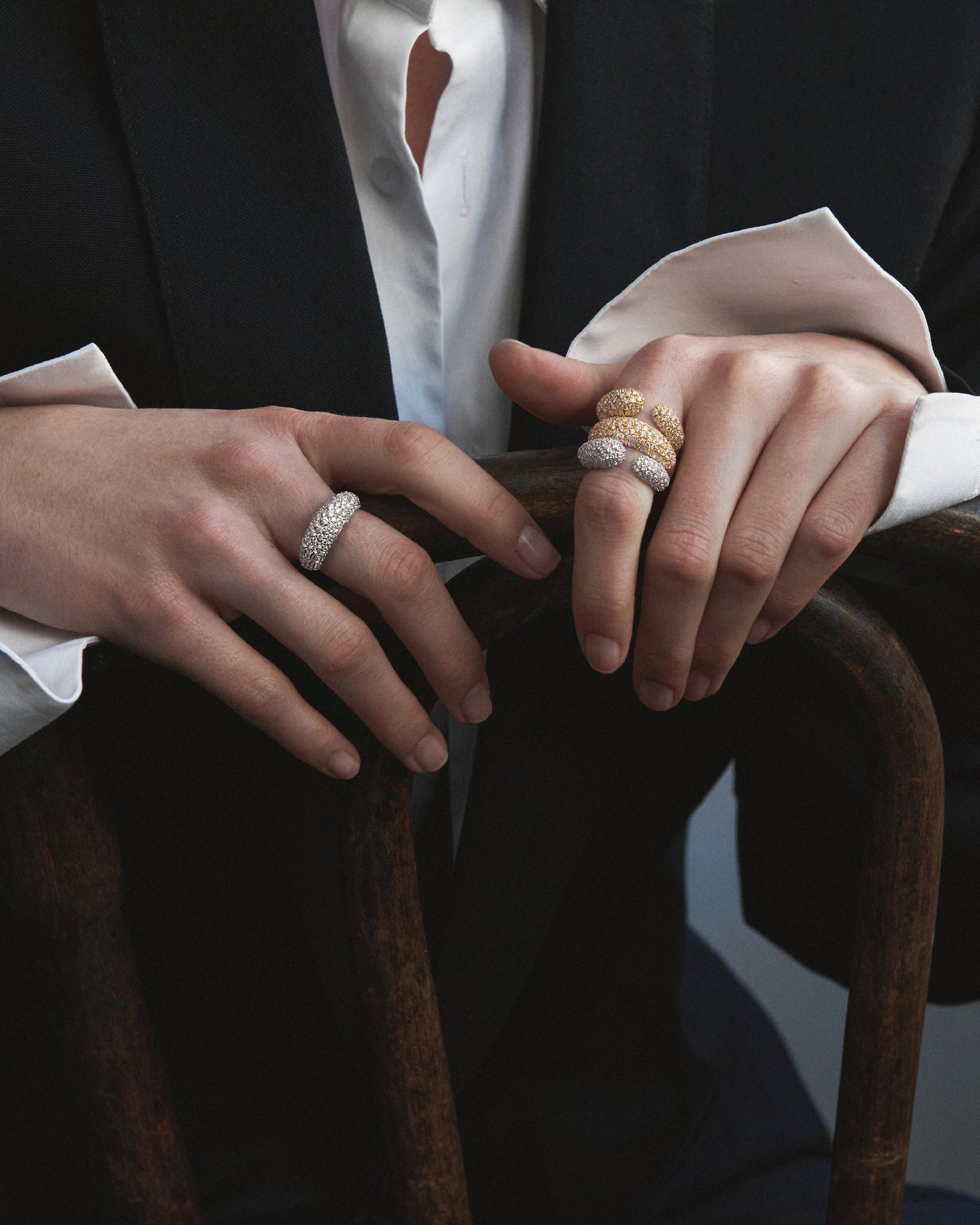 Infinite Grace Ring in White Gold