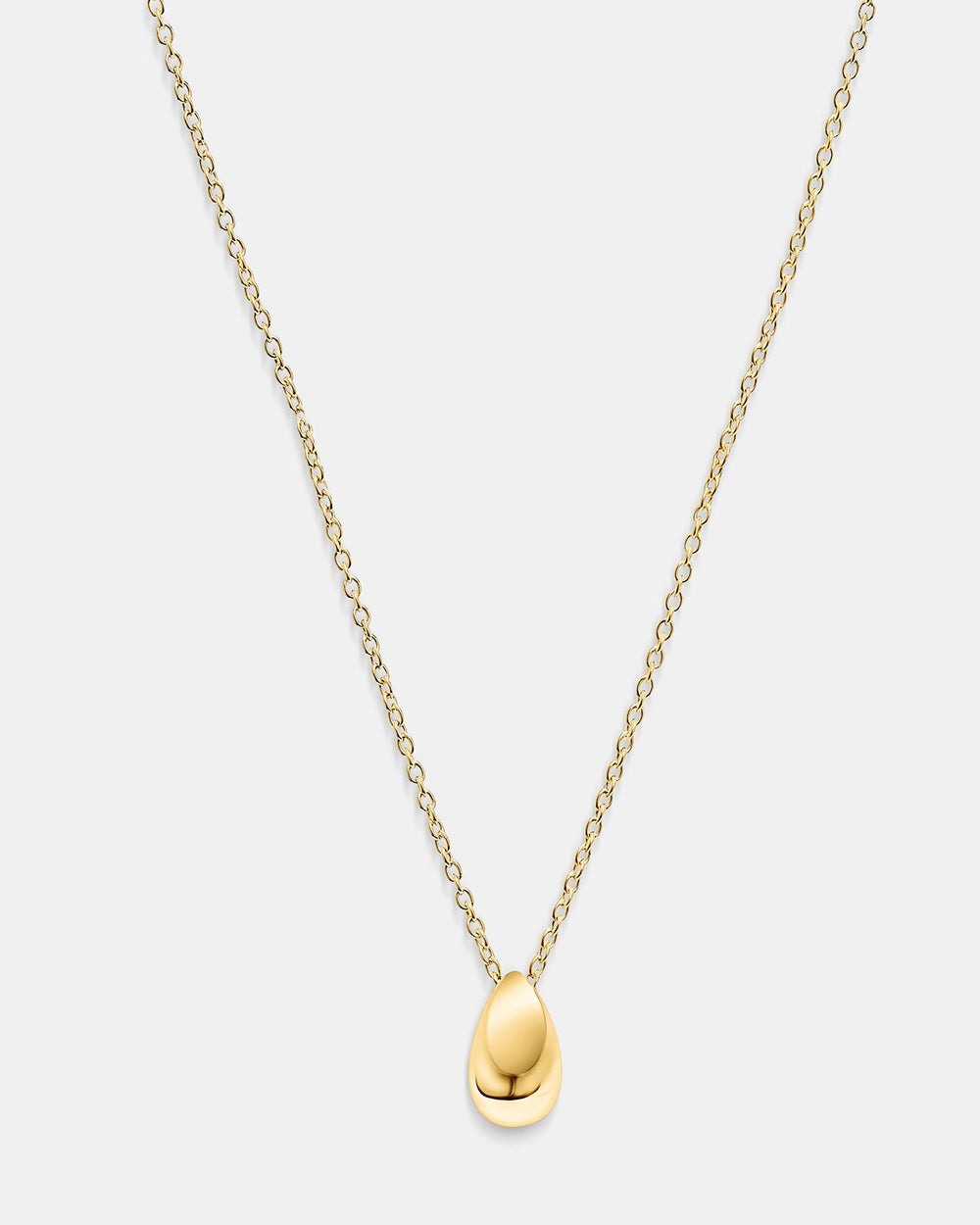 Small Sense Pendant Necklace In Gold Vermeil