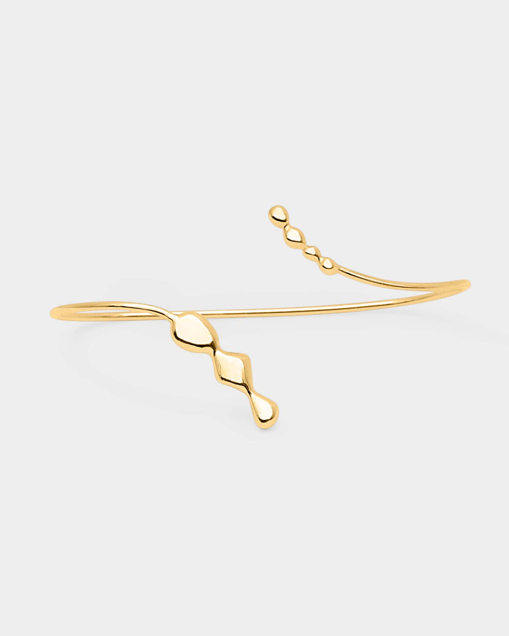 Flux Handlet In Gold Vermeil