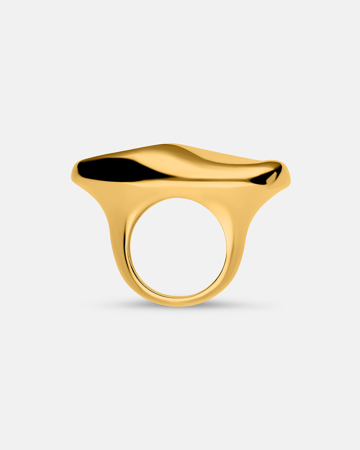 Pedra Sculptural Ring in Gold Vermeil