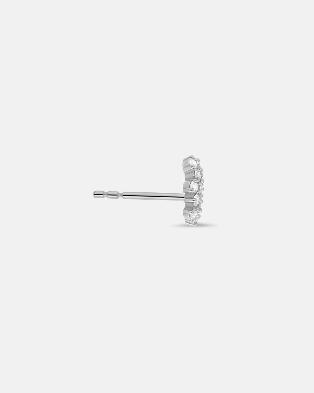 Lyra Studs in White Gold