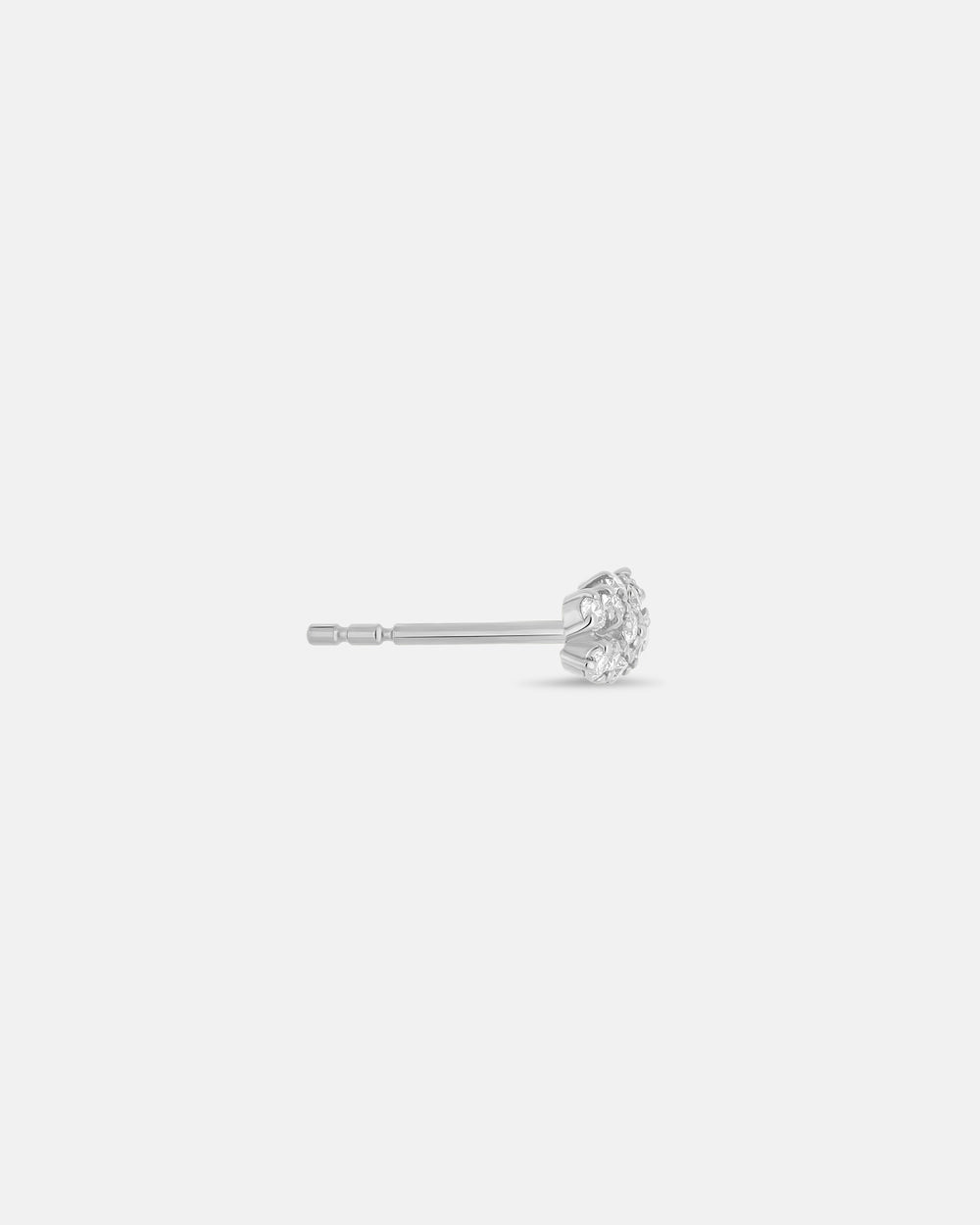 Lyra Studs in White Gold