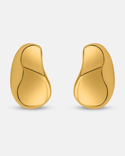 Boucles d’oreilles Pedra Sculptural en vermeil