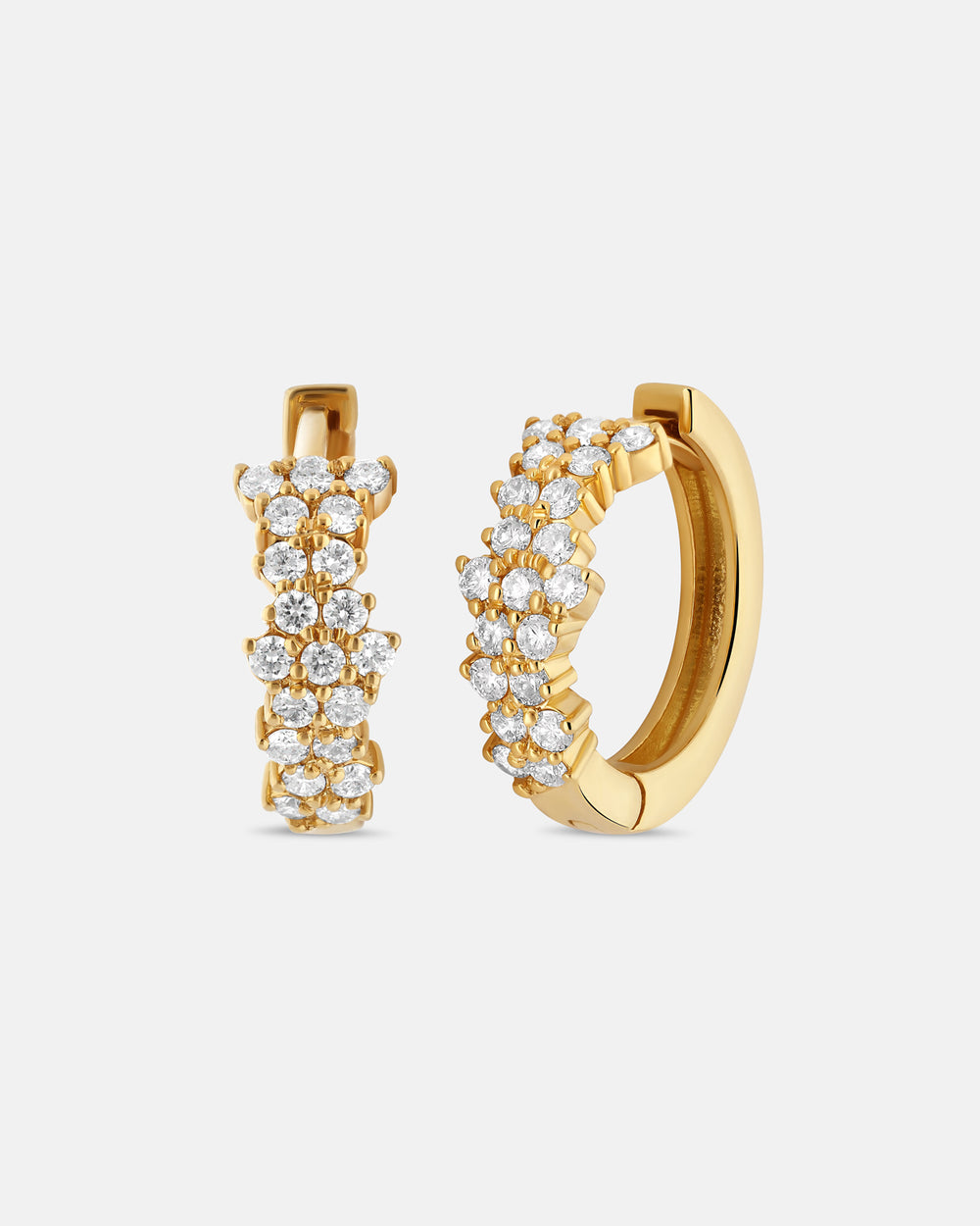 Lumen Full Diamond Hoops