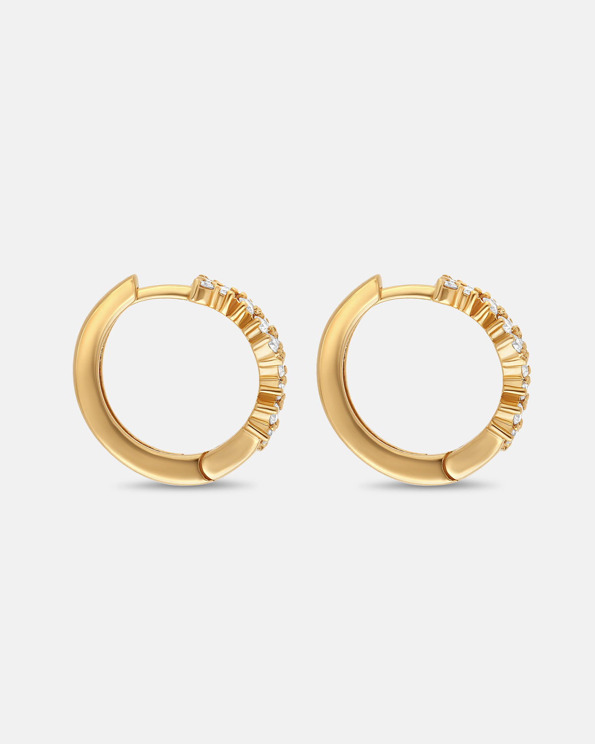 Lumen Full Diamond Hoops