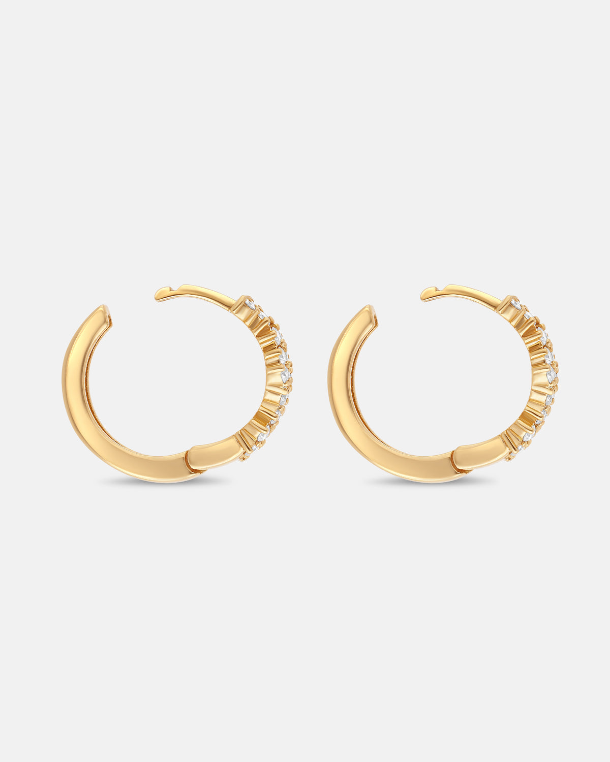 Lumen Full Diamond Hoops