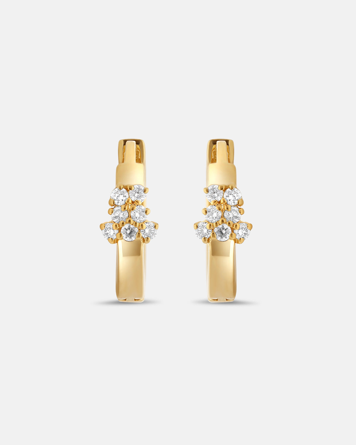 Lumen Accent Diamond Hoops