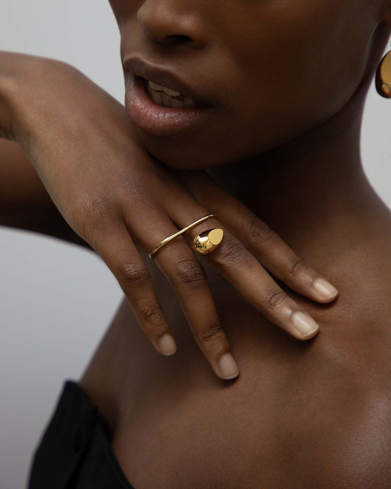 Sense Ring In Gold Vermeil