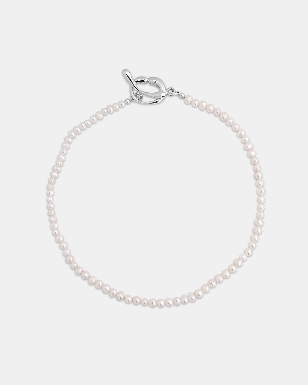 White Pearl Hope Necklace