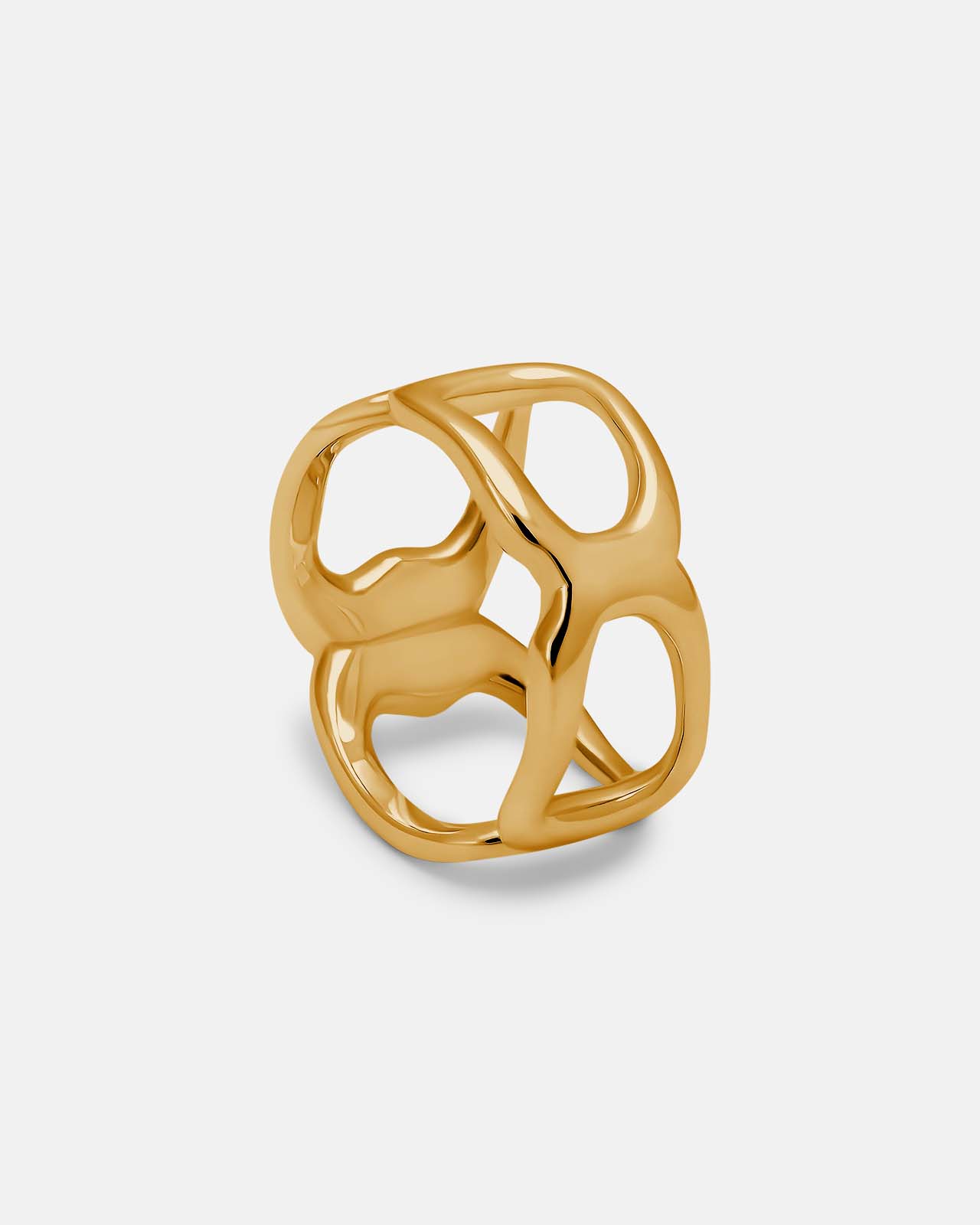 Voyage Bold Ring In Gold Vermeil