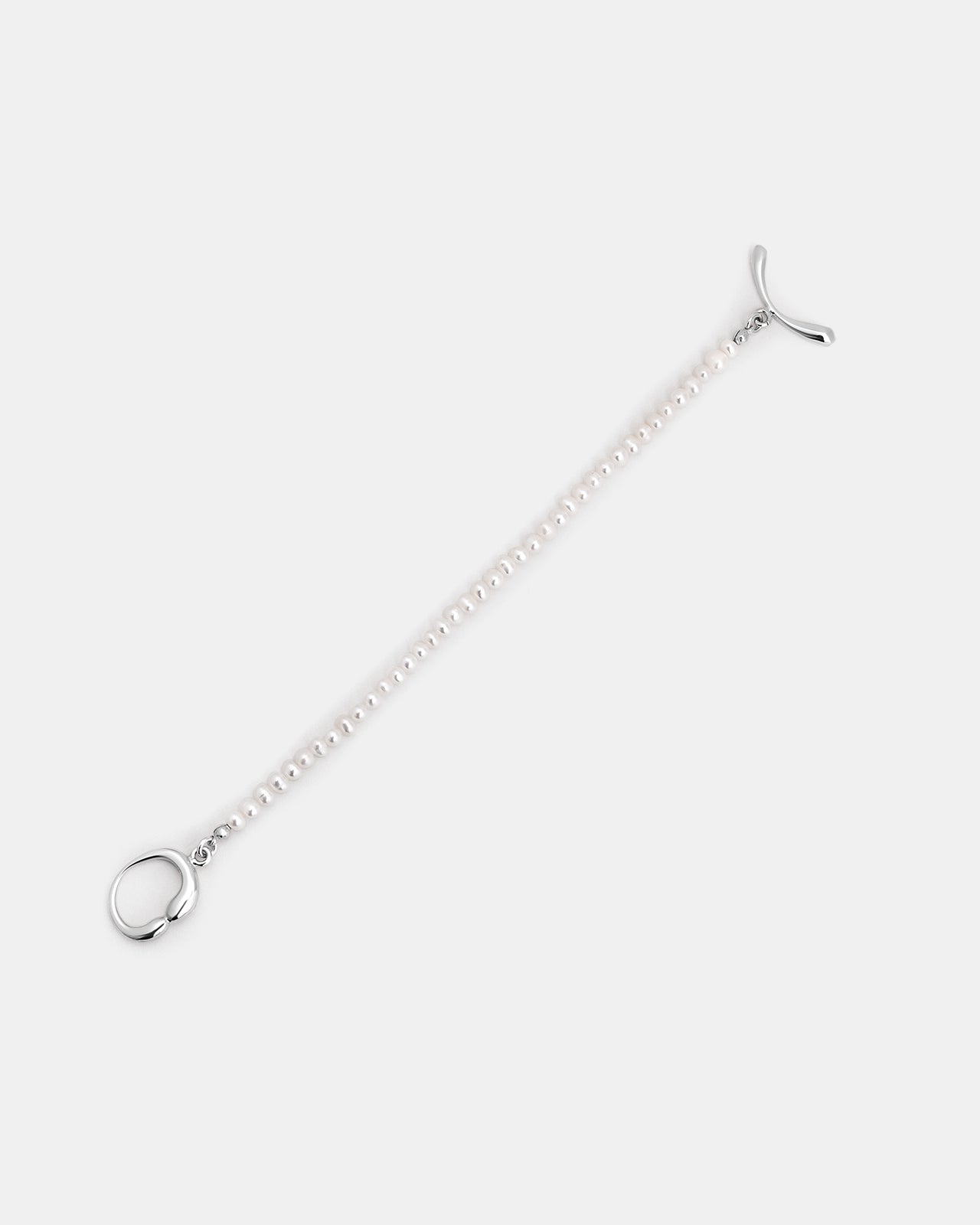 White Pearl Hope Bracelet