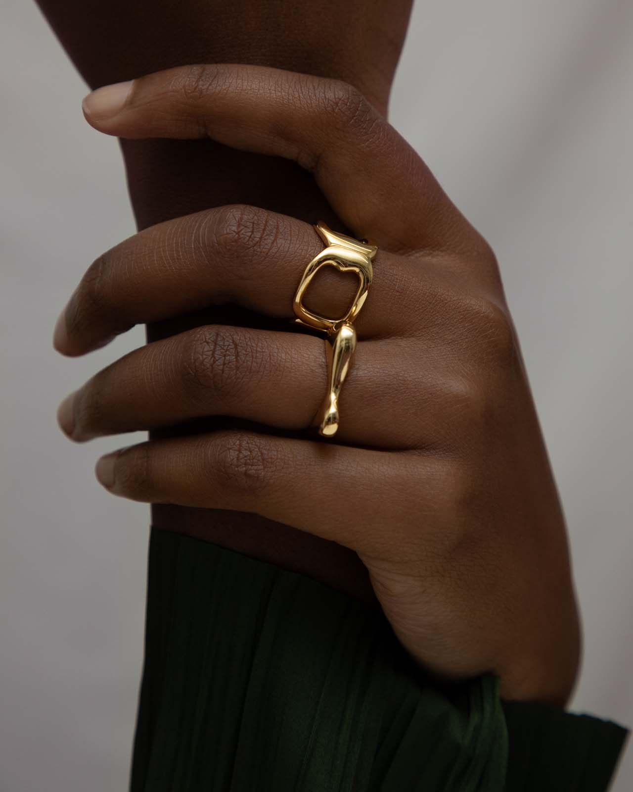 Voyage Bold Ring In Gold Vermeil