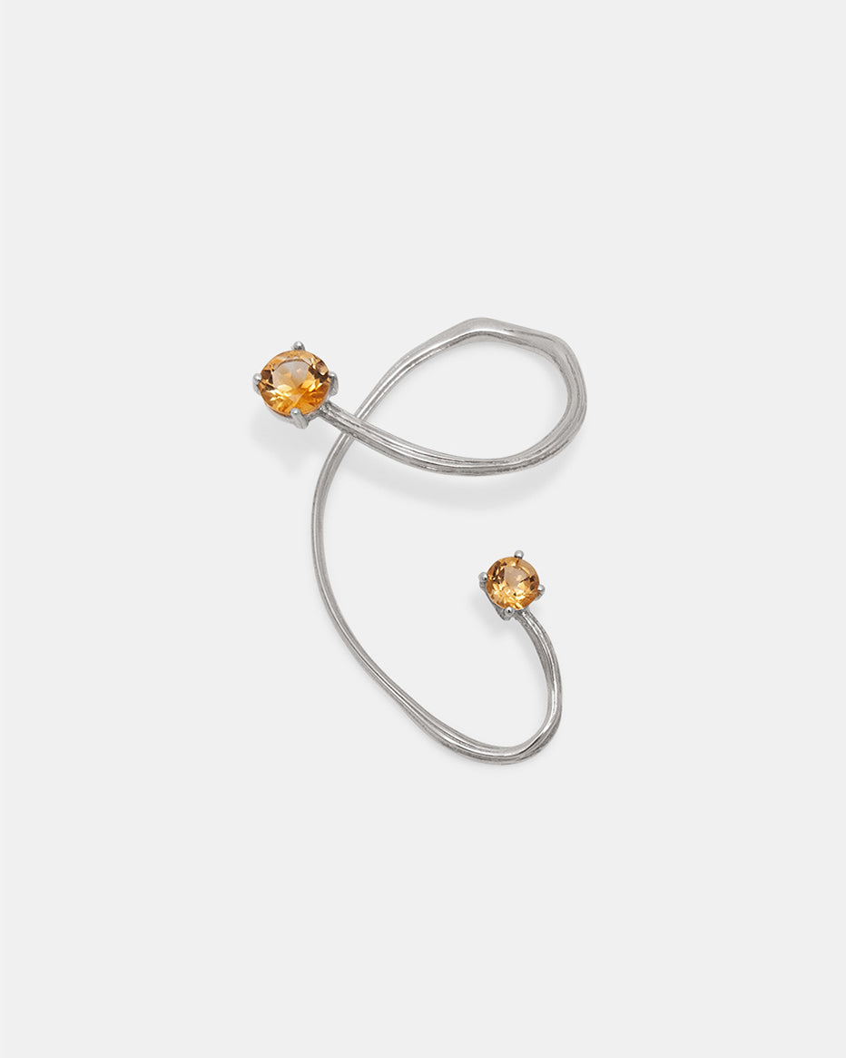 Oksa Ear Cuff With Citrine