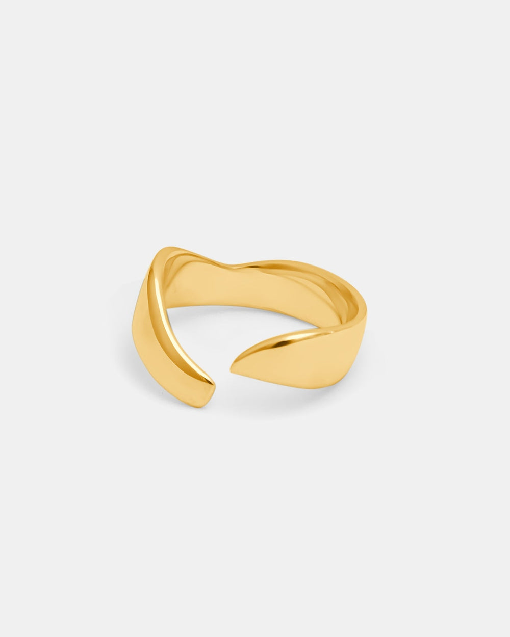 Anillo tipo banda Perfectly Imperfect en vermeil