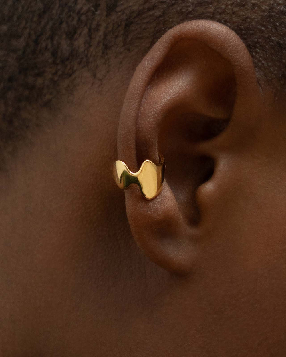 Ear-cuff Ocean Dream en vermeil