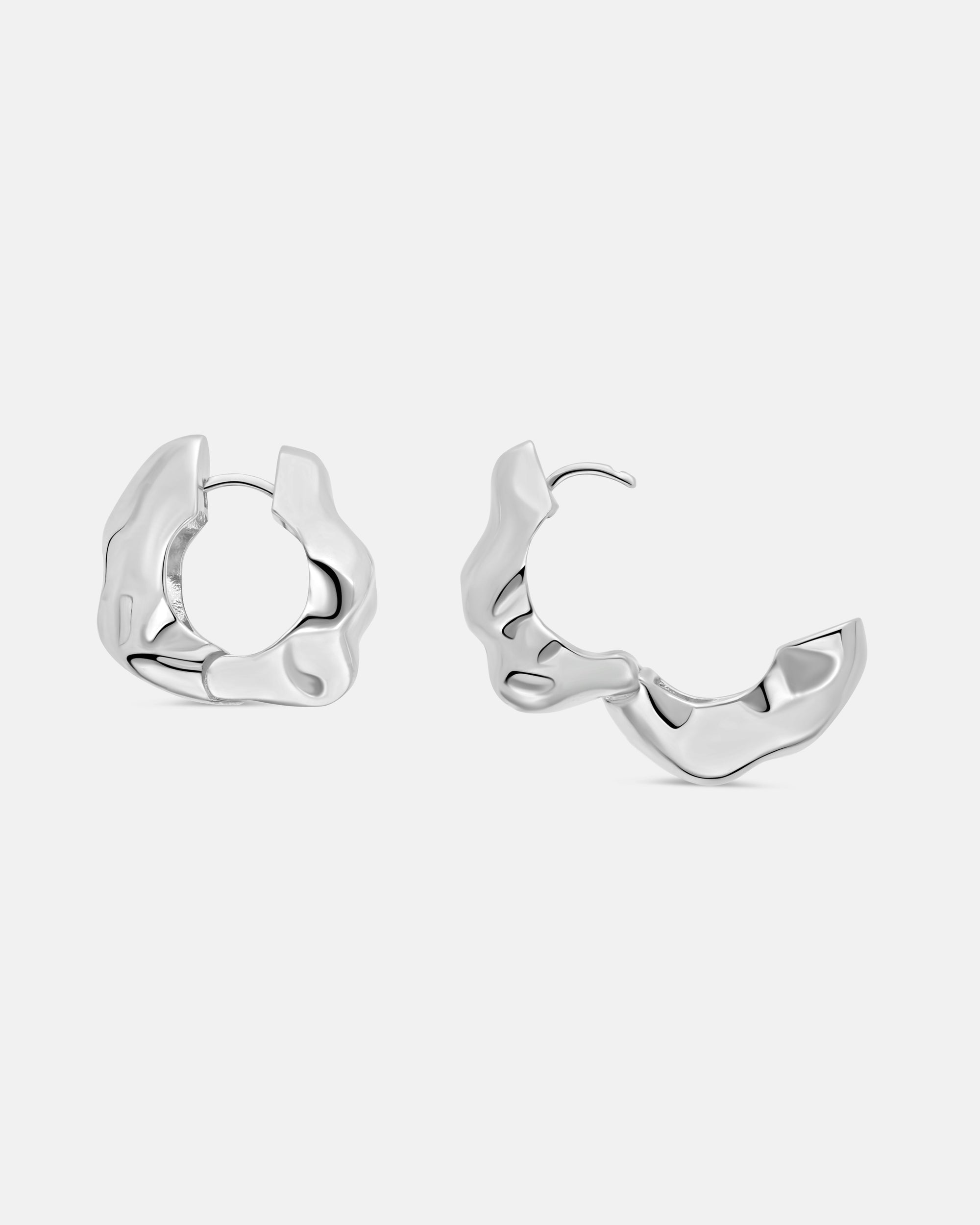 Lunar Large Hinged Earrings