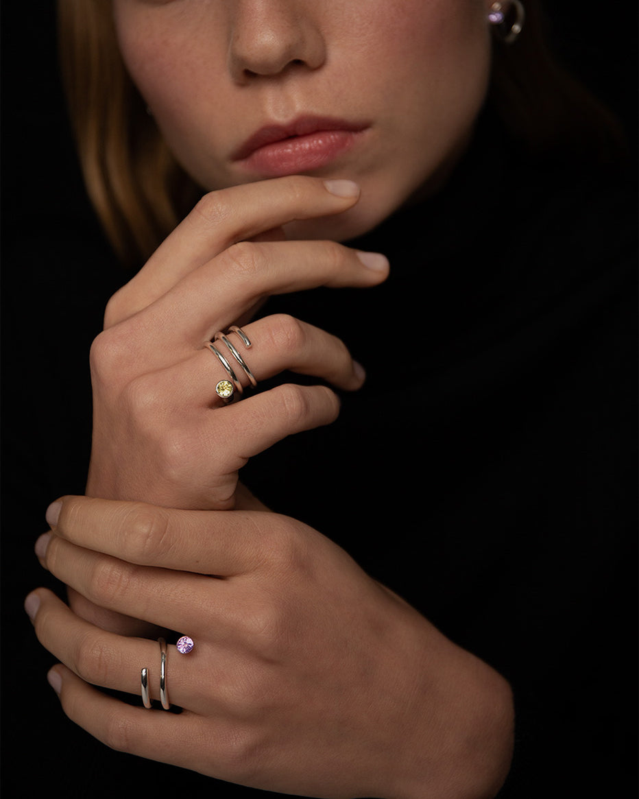 Anillo Vera con amatista
