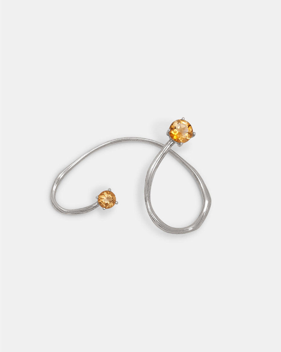 Oksa Ear Cuff With Citrine