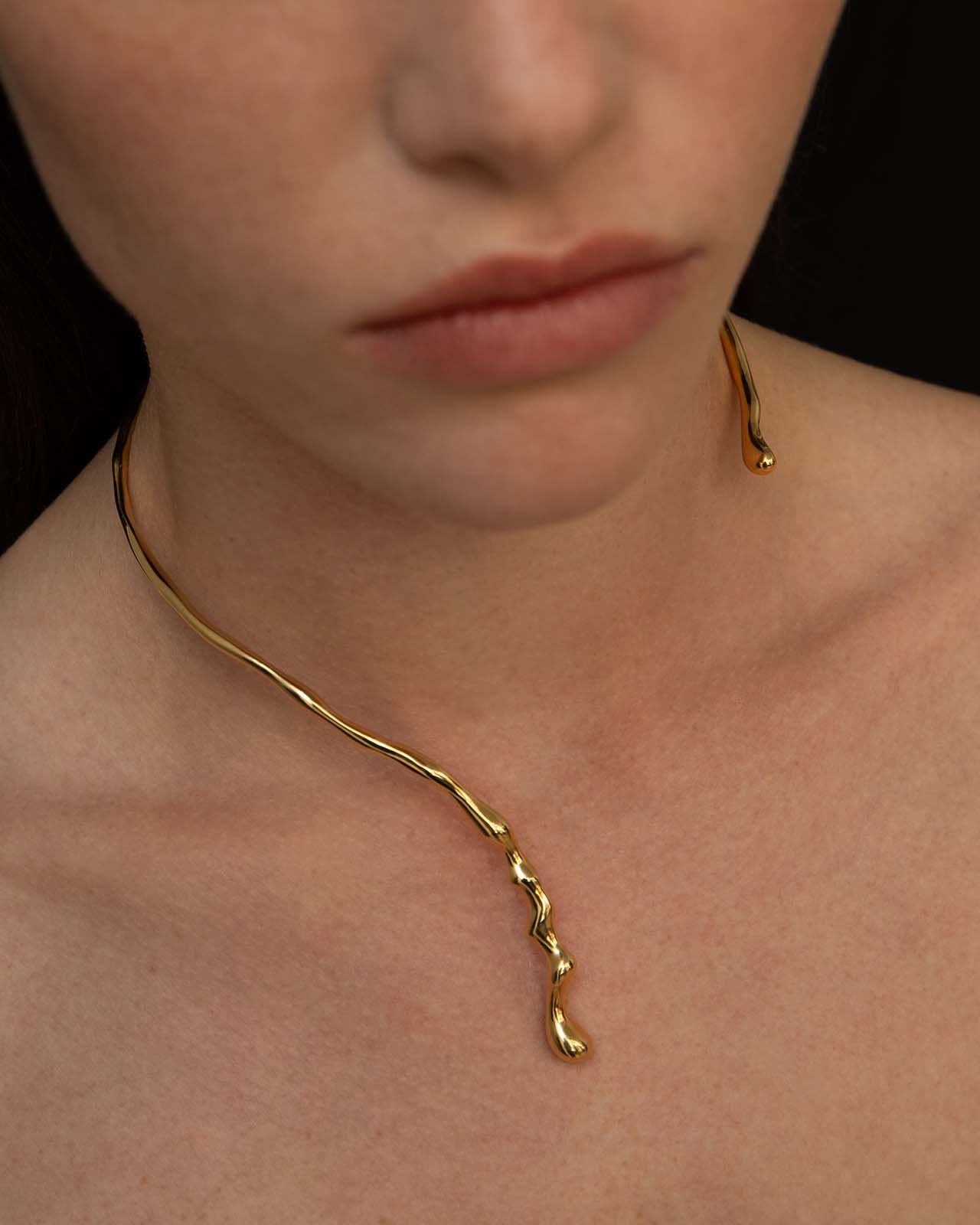 Poem Necklace In Gold Vermeil