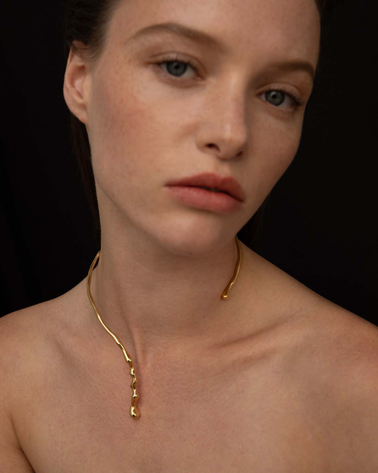 Poem Necklace In Gold Vermeil