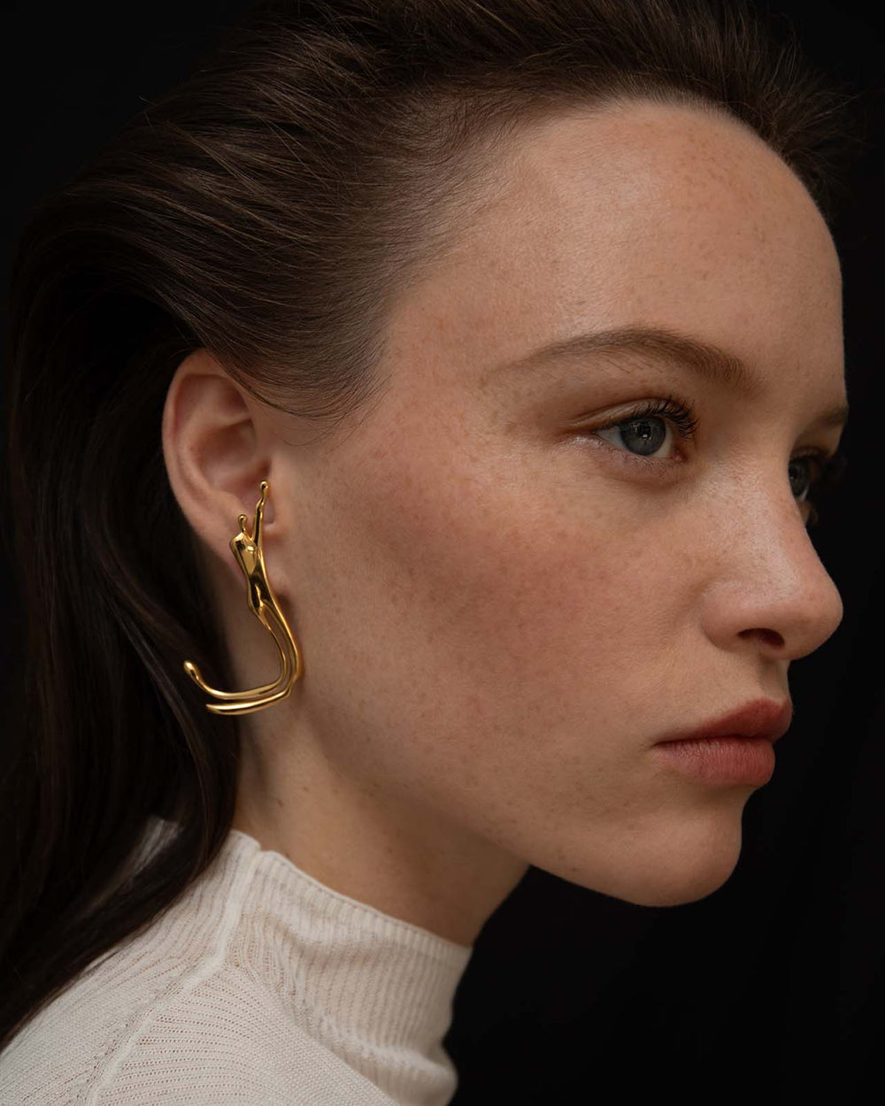 Pendientes Amour en vermeil
