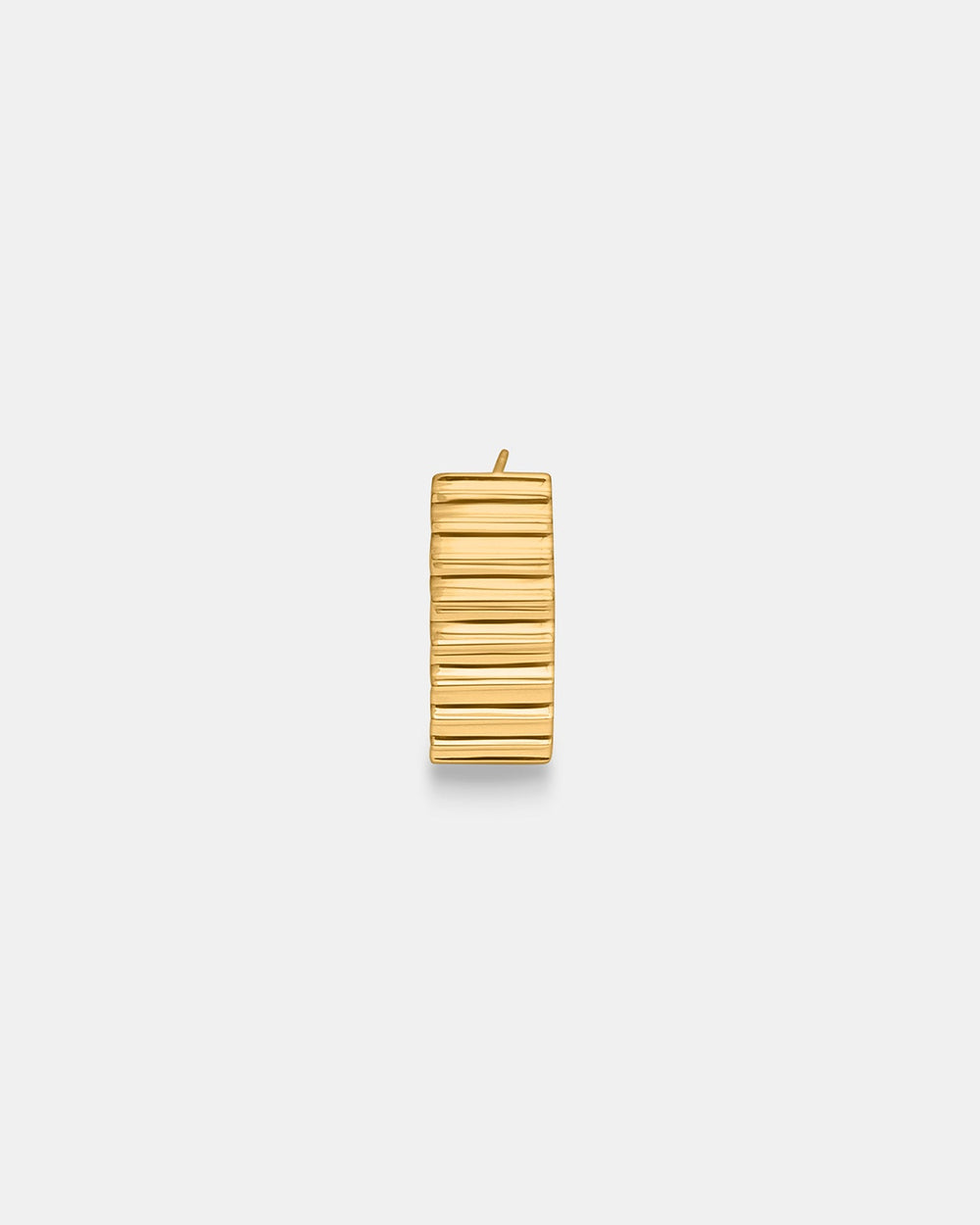 Pendientes Column Large en vermeil