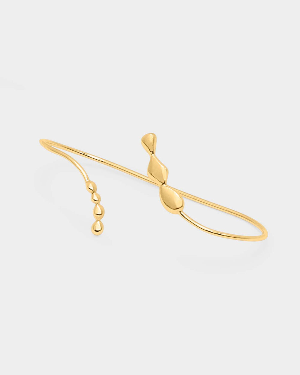 Flux Handlet In Gold Vermeil