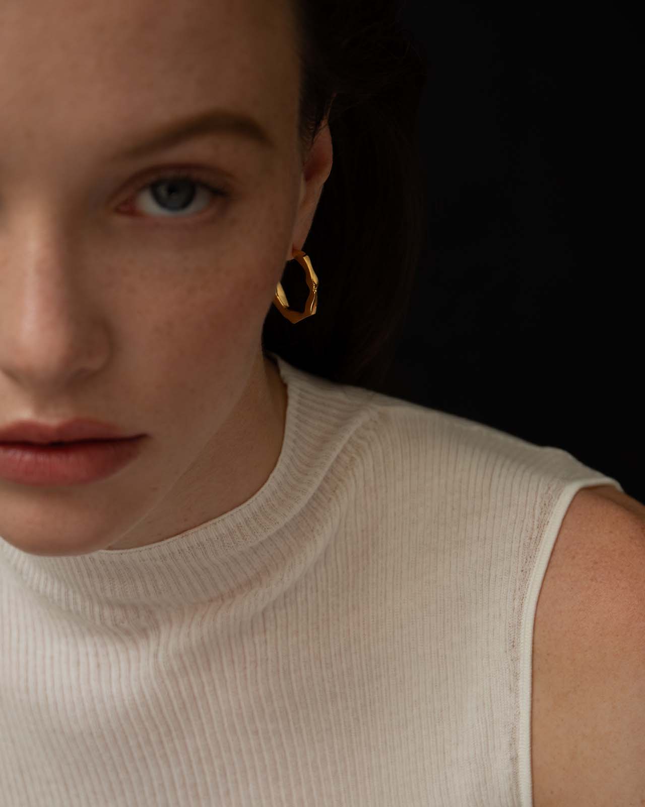 Night Dream Earrings In Gold Vermeil – Mara Paris