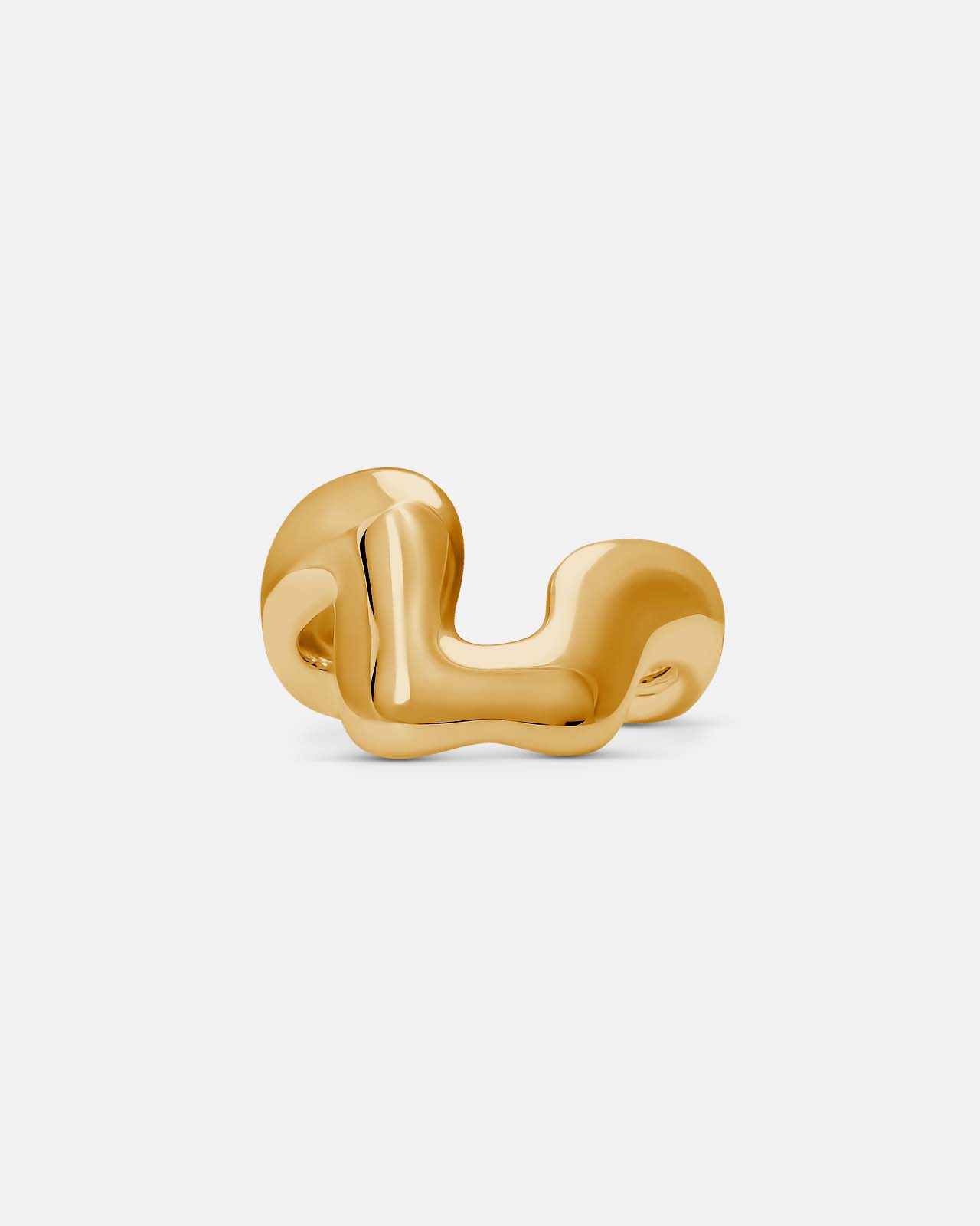 Great Figure Bold Ring In Gold Vermeil