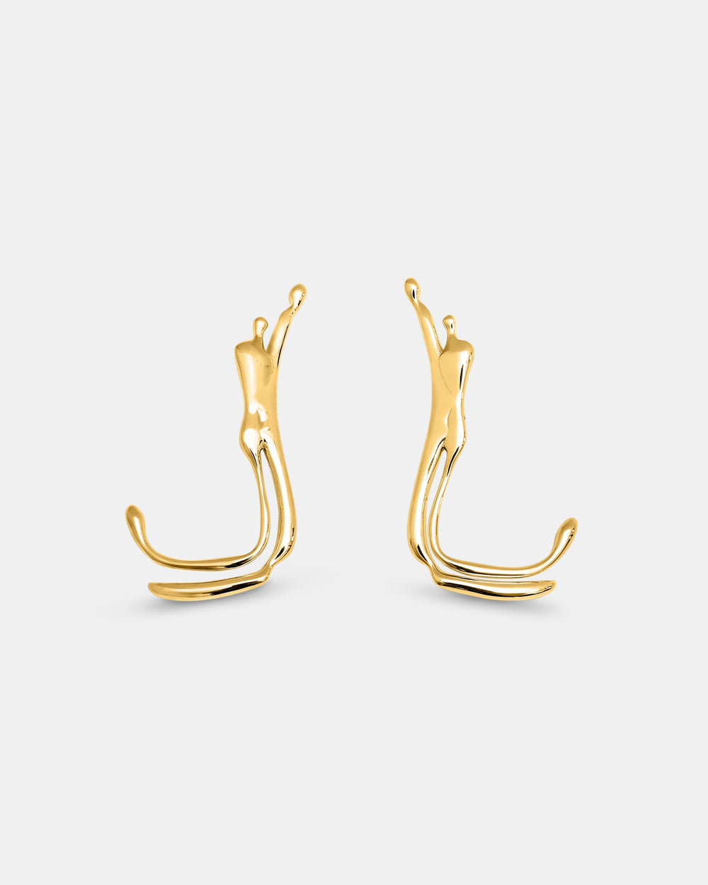 Amour Earrings In Gold Vermeil