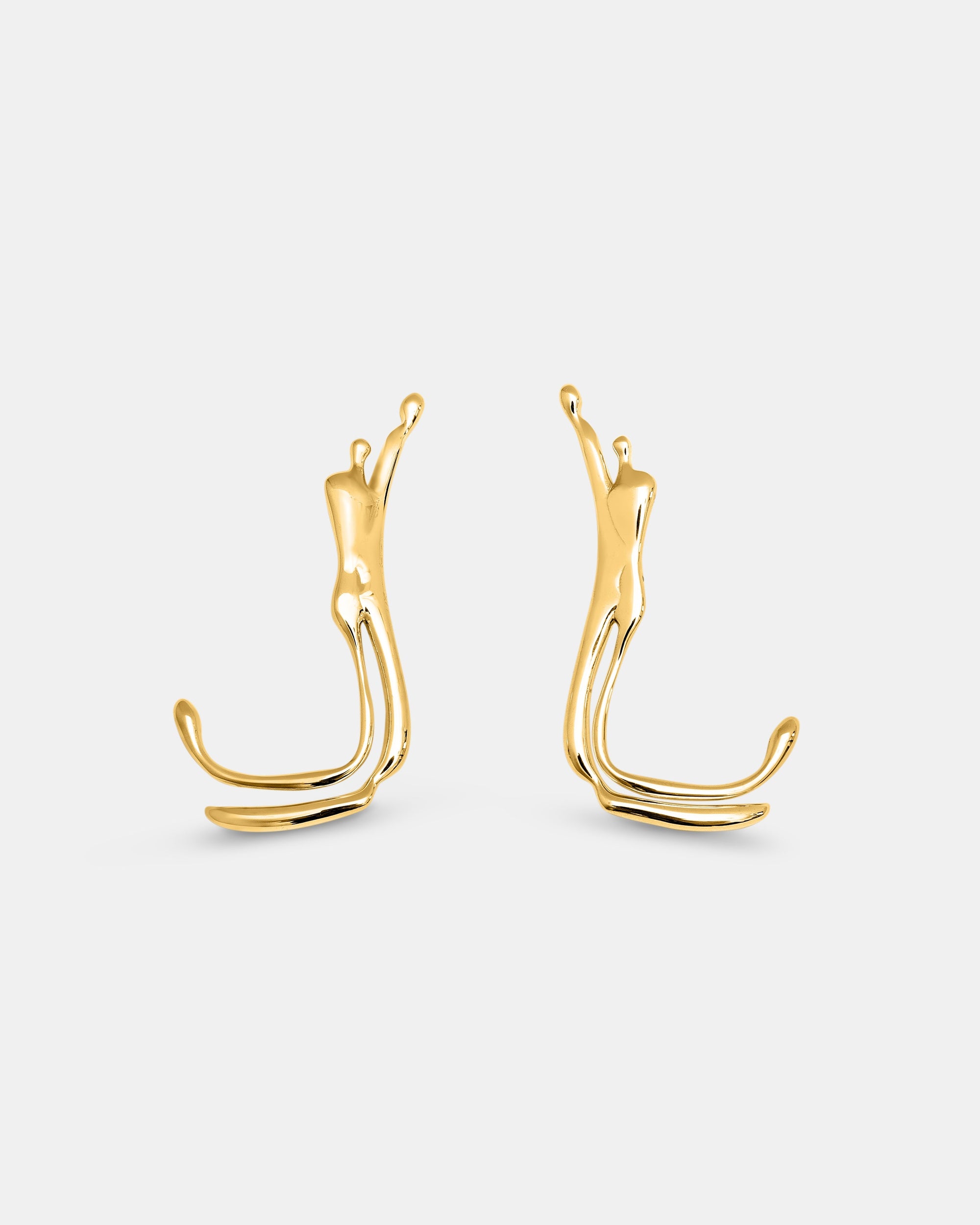 Amour Earrings In Gold Vermeil