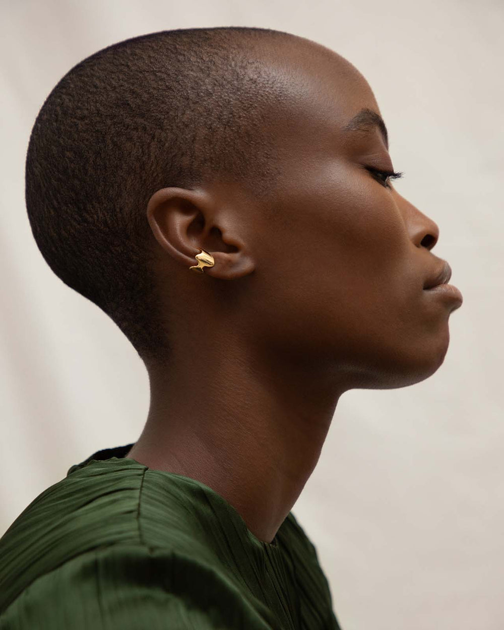 Ear-cuff Ocean Dream en vermeil