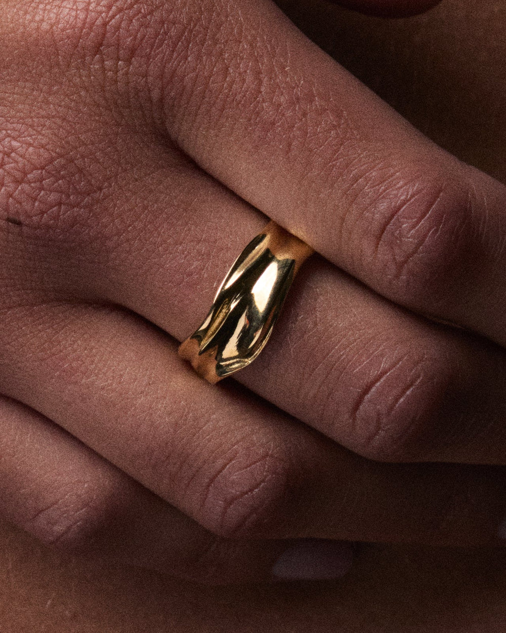 Aurora Medium Ring In Gold Vermeil